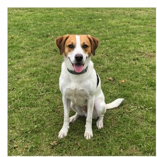 Irish Wolfhound in a family setting