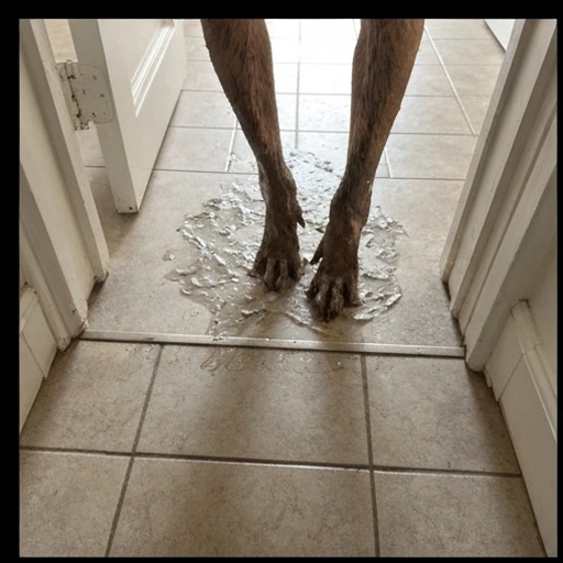 Great Dane in a family setting