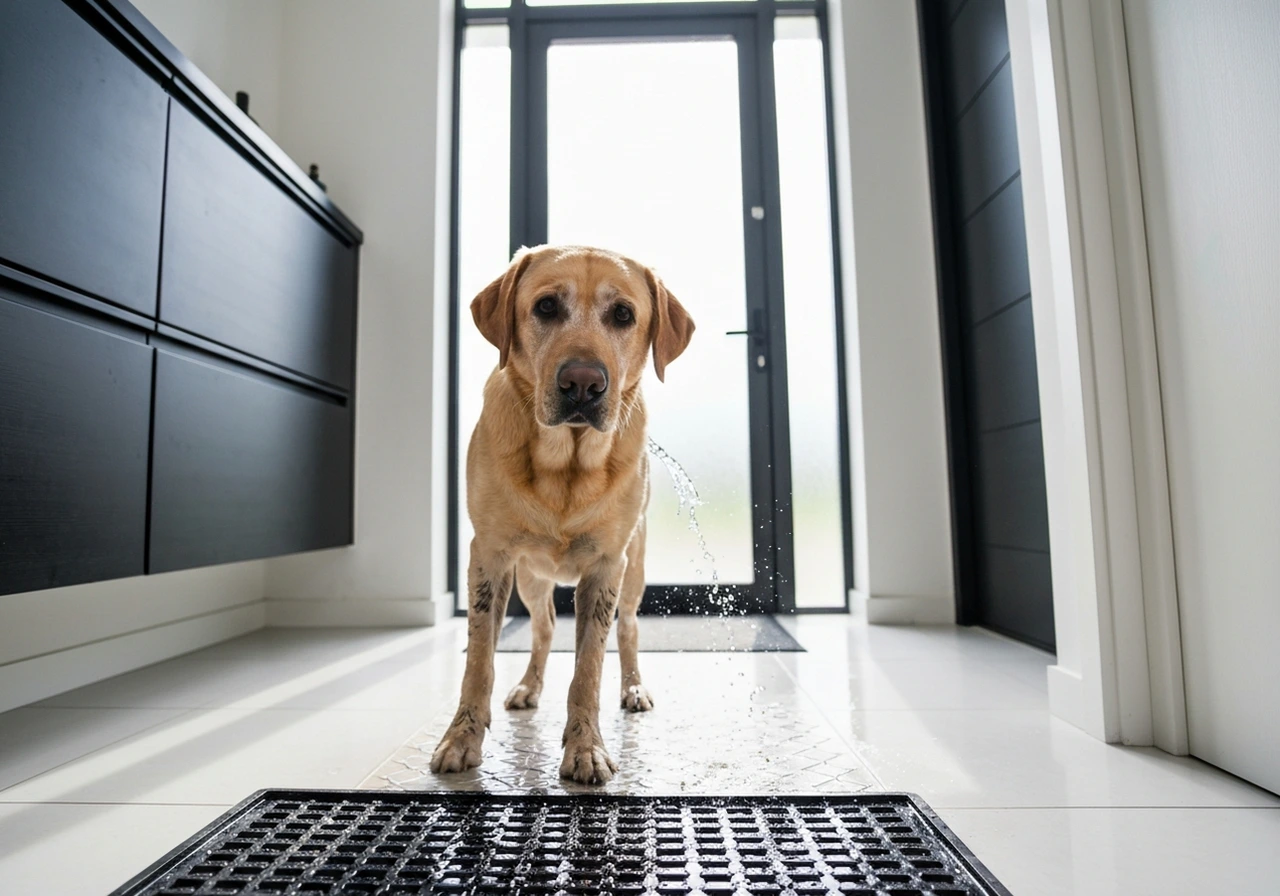 Newfoundland in a family setting