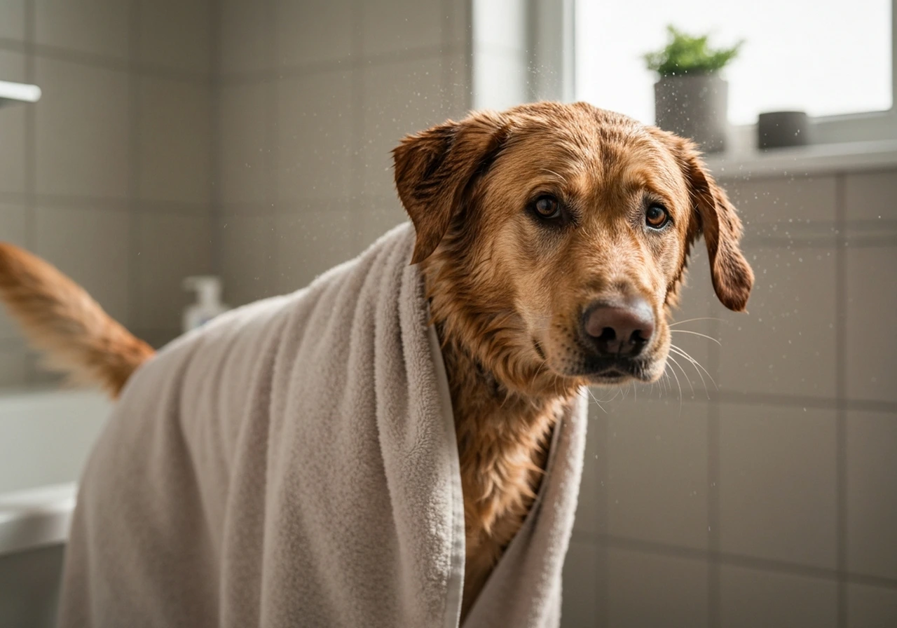 English Mastiff in a family setting